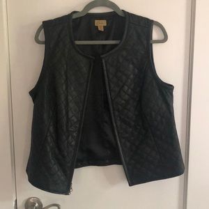 Lamb Skin Quilted Vest